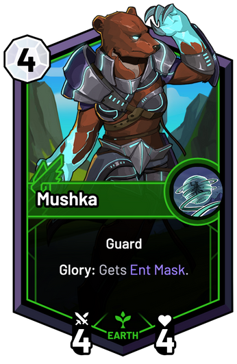 Mushka - Glory: Gets Ent Mask.