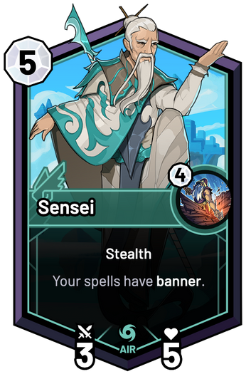 Sensei - Your spells have banner.