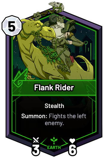 Flank Rider - Summon: Fights the left enemy.