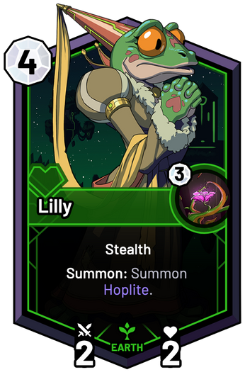 Lilly - Summon: Summon Hoplite.