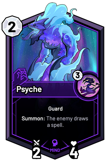 Psyche - Summon: The enemy draws a spell.