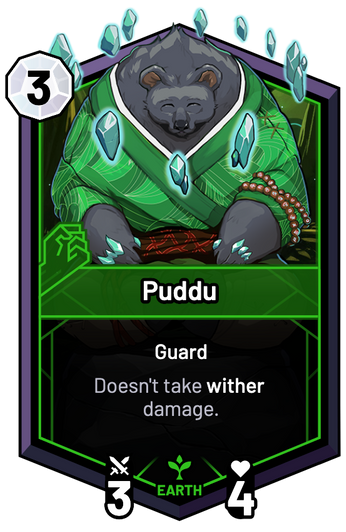 Puddu - Doesn't take wither damage.