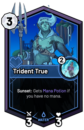 Trident True - Sunset: Gets Mana Potion if you have no mana.