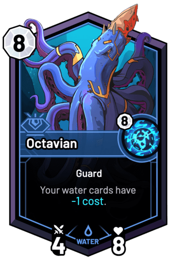 Octavian - Your water cards have -1c.