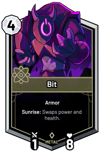 Bit - Sunrise: Swaps power and health.