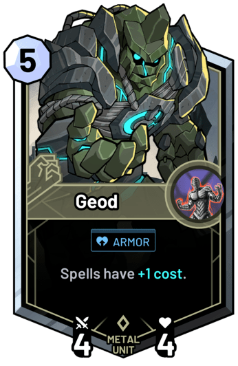 Geod - Spells have +1c.