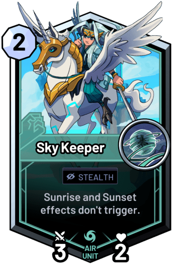 Sky Keeper - Sunrise and Sunset effects don't trigger.