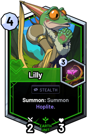 Lilly - Summon: Summon Hoplite.