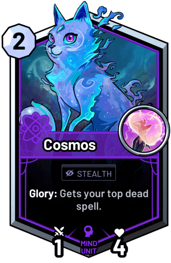 Cosmos - Glory: Gets your top dead spell.