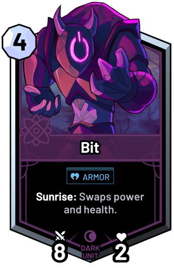 Bit - Sunrise: Swaps power and health.