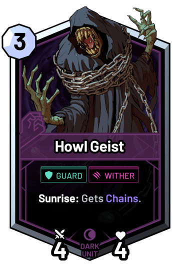 Howl Geist - Sunrise: Gets Chains.