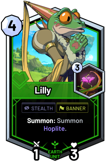 Lilly - Summon: Summon Hoplite.